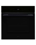 Caple C2106BG 60cm Electric Soft Close Single Oven Black Glass A Rated