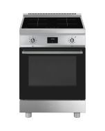 Smeg C6IPXT2 60 cm Concert Classic Full Electric Cooker with Induction Hob In Stainless Steel A Rated