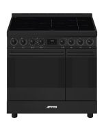 Smeg C92IPN2 90cm Symphony Matte Black Dual Cavity Pyrolitic Cooker
