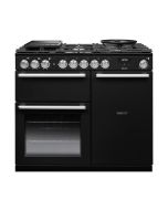 Rangemaster NEX100DFPCBL/CM1 NEXUS 100cm Range Cooker Dual Fuel in Charcoal Black A Rated