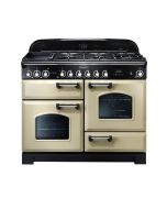 Rangemaster CDL110DFFCR/C Classic Deluxe 110 Dual Fuel Range Cooker – Cream & Chrome