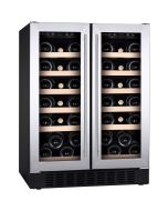 CDA CFWC624SS 60cm Freestanding/under counter double door wine cooler
