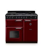 Rangemaster CLDL100DFPBOR/CM1 Classic Deluxe  100 DF Dual Fuel Range Cooker Bordeaux Chrome