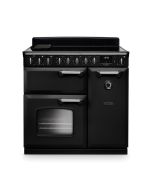Rangemaster CLDL90EIPCBL/CM1 Classic Deluxe 90cm Induction Range Cooker Charcoal Black/Chrome