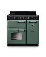 Rangemaster CLDL90EIPMGR/CM1 Classic Deluxe 90cm Induction Range Cooker Mineral Green/Chrome