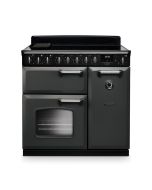 Rangemaster CLDL90EIPSLT/CM1 Classic Deluxe 90cm Induction Range Cooker Slate/Chrome