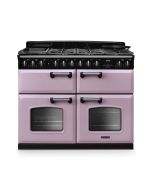 Rangemaster CLDLB110DFPHTH/CM1 Classic Deluxe BC 110 DF Dual Fuel Range Cooker Heather Chrome