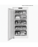 Caple RIF126 Fully Integrated Freezer, Manual Defrost with Sliding Hinge System