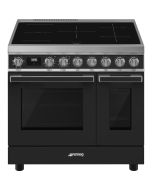 Smeg CPF92IMA 90cm Portofino Electric Induction Range Cooker Anthracite