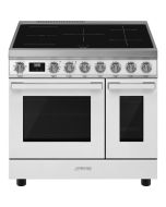 Smeg CPF92IMWH 90cm Portofino Electric Range Cooker White