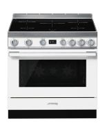 Smeg CPF9IPWH 90cm Portofino Electric Induction Range Cooker White