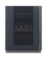 Smeg CVI138LG 60cm Linea Built in under-top Wine Cooler with Left Hand Hinge Neptune Grey