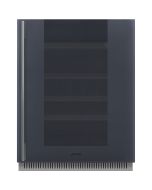 Smeg CVI138RG 60cm Linea Built in Under-top Wine Cooler with Right Hand Hinge in Neptune Grey