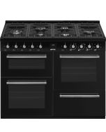 Smeg CX113GMBL 110cm Concert Dual Fuel Triple Cavity Range Cooker