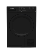 Indesit CYDC82BBGLUK Freestanding 8kg Condenser Tumble Dryer in Black B Rated