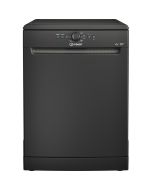 Indesit D2FHK26BUK Freestanding Full Size Dishwasher with Fast&Clean in Black