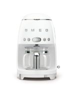 Smeg DCF02WHUK 50's Style Drip Filter Coffee Machine, White
