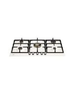 Bertazzoni P905CHERAX Heritage Series 90cm Gas hob with Central Wok burner Ivory Chrome