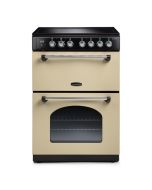 Rangemaster CLA60EICR/C Classic Induction Electric Cooker with Double Oven Cream-Chrome, A Rated
