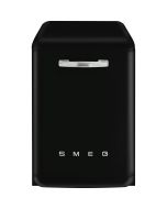 Smeg DFFABBL 60 cm Retro Style Free-standing dishwasher, Black