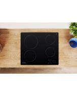 Indesit RI161C 60cm Ceramic Hob In Black