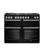 Rangemaster NEXB110DFPGBL/CM1 NEXUS BC 110cm Range Cooker Dual Fuel in Gloss Black A Rated