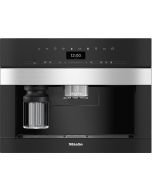 Miele CVA7445 Built-in Bean-to-cup Coffee Machine with DirectWater - Clean Steel