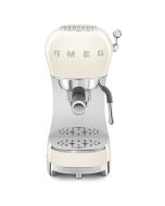 Smeg ECF02CRUK 50's Style Espresso Coffee Machine with Steam Wand, Cream