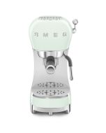 Smeg ECF02PGUK 50's Style Espresso Coffee Machine with Steam Wand, Pastel Green