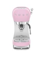 Smeg ECF02PKUK 50's Style Espresso Coffee Machine with Steam Wand, Pink