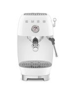 Smeg ECF03WHUK Manual Espresso Coffee Machine with Cold Brew in White