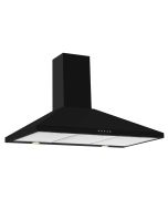CDA ECH103BL 100cm Chimney Extractor Hood in Black