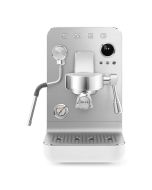Smeg EMC02WHMUK Collezione Minipro Espresso Coffee Machine in Matte White