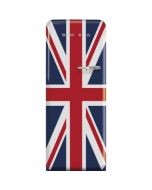 Smeg FAB28LDUJ5 60cm Retro 50s Style Free Standing Fridge with Ice Box in Union Jack Colours, Left Hand Hinge