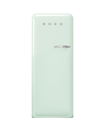 Smeg FAB28LPG6 60cm Retro 50s Style Free Standing Fridge with Ice Box in Pastel Green, Left Hand Hinge