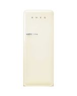 Smeg FAB28RCR6UK 60cm Retro 50s Style Free Standing Fridge with Ice Box in Cream, Right Hand Hinge