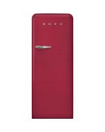 Smeg FAB28RDRB5 60cm Retro 50s Style Free Standing Fridge with Ice Box in Ruby Red, Right Hand Hinge