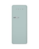 Smeg FAB28RDSA6 60cm Retro 50s Style Free Standing Fridge with Ice Box in Sea Salt Green, Right Hand Hinge
