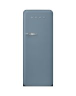 Smeg FAB28RDSB6 60cm Retro Free Standing Fridge with Ice Box in Storm Blue, Right hand hinge