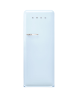 Smeg FAB28RPB6UK 60cm Retro 50s Style Free Standing Fridge with Ice Box in Pastel Blue, Right Hand Hinge