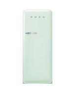 Smeg FAB28RPG6 60cm Retro 50s Style Free Standing Fridge with Ice Box in Pastel Green, Right Hand Hinge