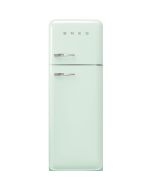 Smeg FAB30RPG5UK 60cm Retro 50s Style Right Hand Hinge Freezer over Fridge in Pastel Green