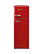 Smeg FAB30RRD5UK 60cm Retro 50s Style Right Hand Hinge Freezer over Fridge in Red