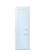 Smeg FAB32LPB6UK No Frost Fridge Freezer, 50s Style, Pastel Blue, C Rated