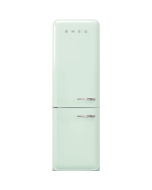Smeg FAB32LPG6UK No Frost Fridge Freezer, 50s Style, Pastel Green, C Rated