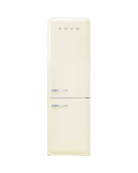 Smeg FAB32RCR6UK No Frost Fridge Freezer, 50s Style, Cream, C Rated