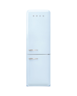 Smeg FAB32RPB6UK No Frost Fridge Freezer, 50s Style, Pastel Blue, C Rated
