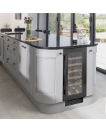 Caple WI3126BG 295mm Wide Undercounter Built In  Single Zone Wine Cooler Black