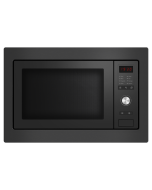 Fisher and Paykel OM25BLSB1 60cm Series 5 Built In Contemporary Compact Microwave - Black