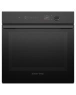 Fisher and Paykel OB60SM16PLB1 60cm Series 7 Minimal Pyrolytic Oven, 16 Function - Black- A Rated
